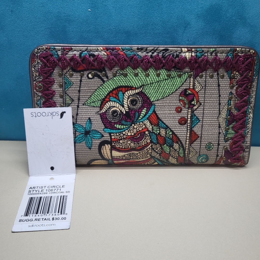 Sakroots Spirit Desert Colorful Wallet - Picture 2 of 8